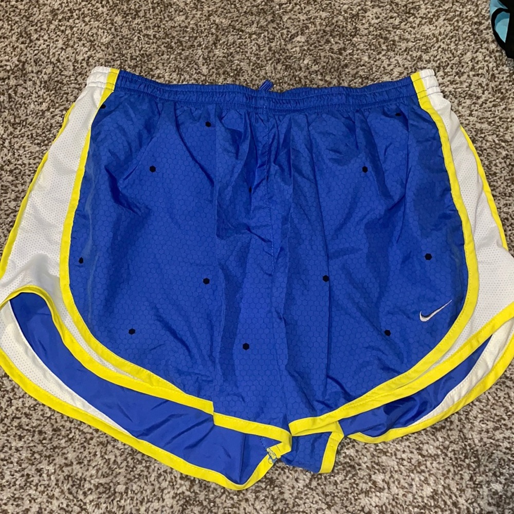 blue nike tempo shorts